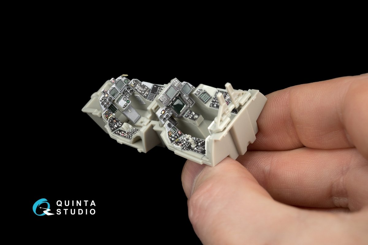 Quinta Studio QD48070 F-14D 3D-Printed &amp;amp; coloured Interior on decal paper (for Tamiya kit) 1/48 – zdjęcie 8