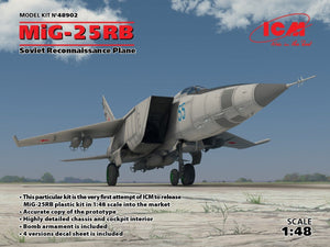 ICM 48902 MiG-25 RB, Soviet Reconnaissance Plane 1/48