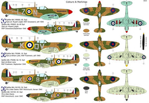 Kovozavody Prostejov KPM0262 Spitfire Mk.Ia „Commanders“ 1/72 – Bild 2