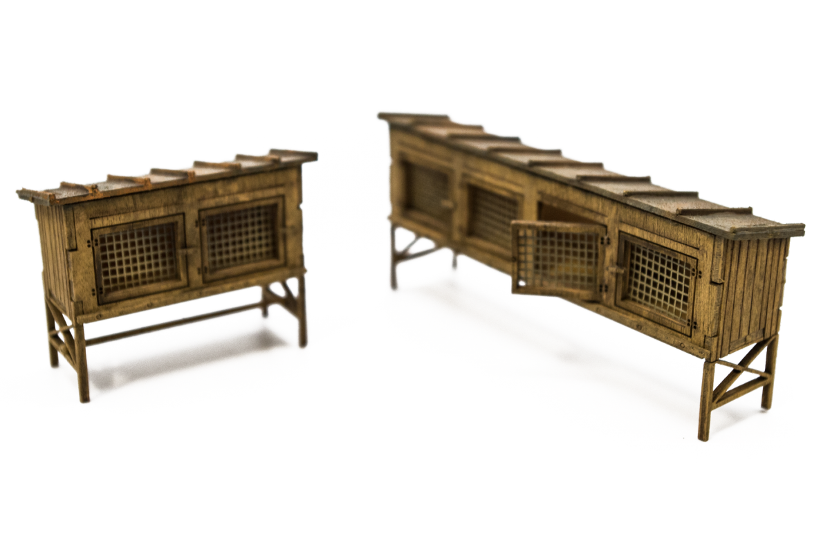 RT-Diorama 35596 Rabbit hutch (2 pieces) 1/35 – Bild 2