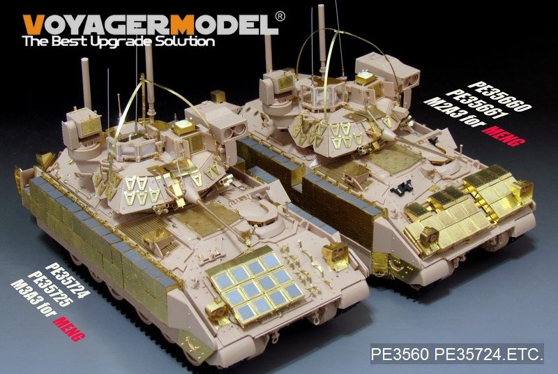 Voyager Model PE35724 Modern US Army M3A3 BRADLEY w/BUSK III IFV Basic B ver include Gun barrel (For MENG SS-006) 1/35 – Bild 6