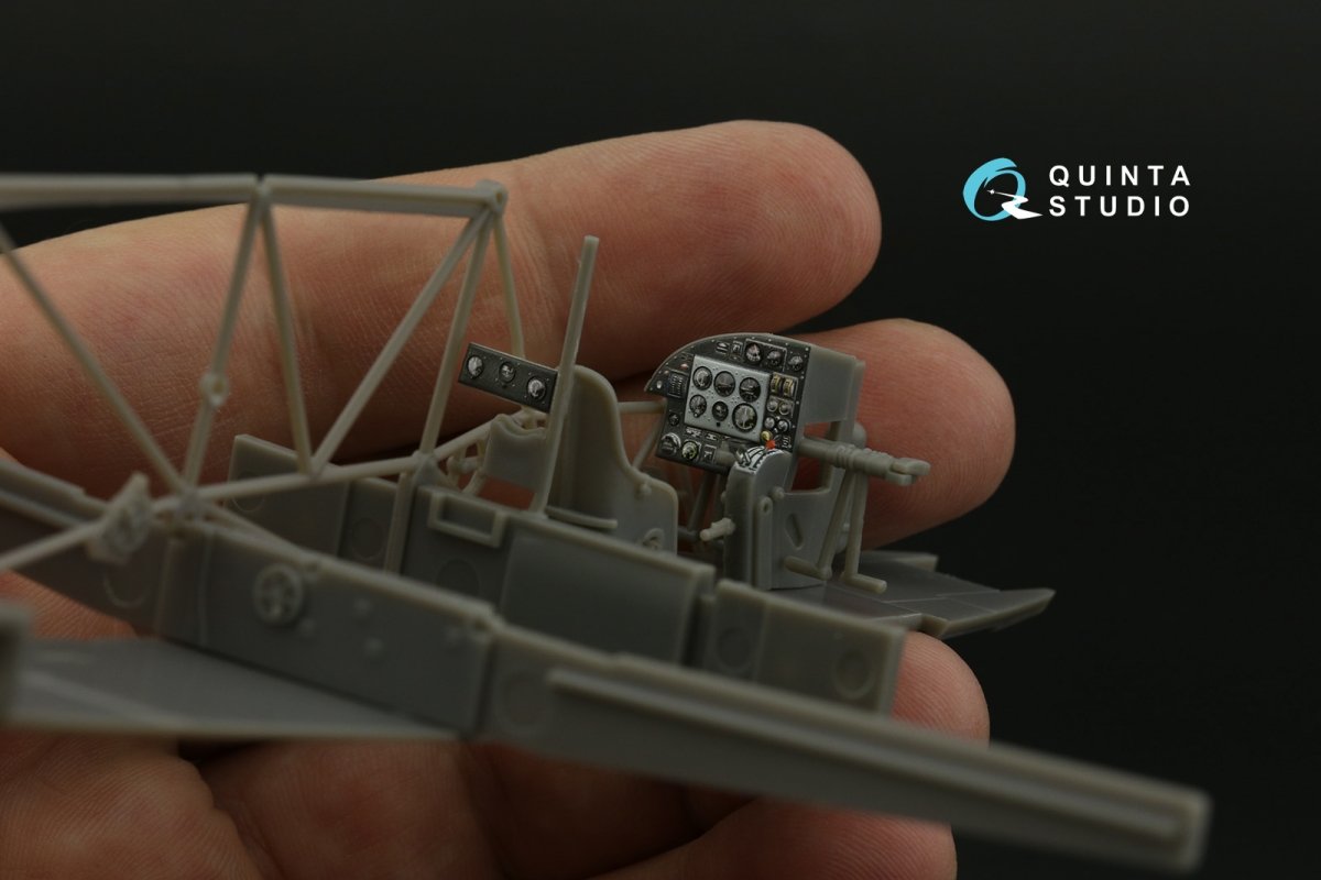 Quinta Studio QDS-48333 Avro Anson Mk.I 3D-Printed &amp;amp; colored Interior on decal paper (Airfix) (Small version) 1/48 – image 7