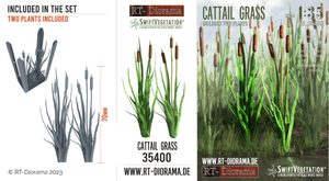 RT-Diorama 35400 Cattail Grass 1/35 – immagine 3
