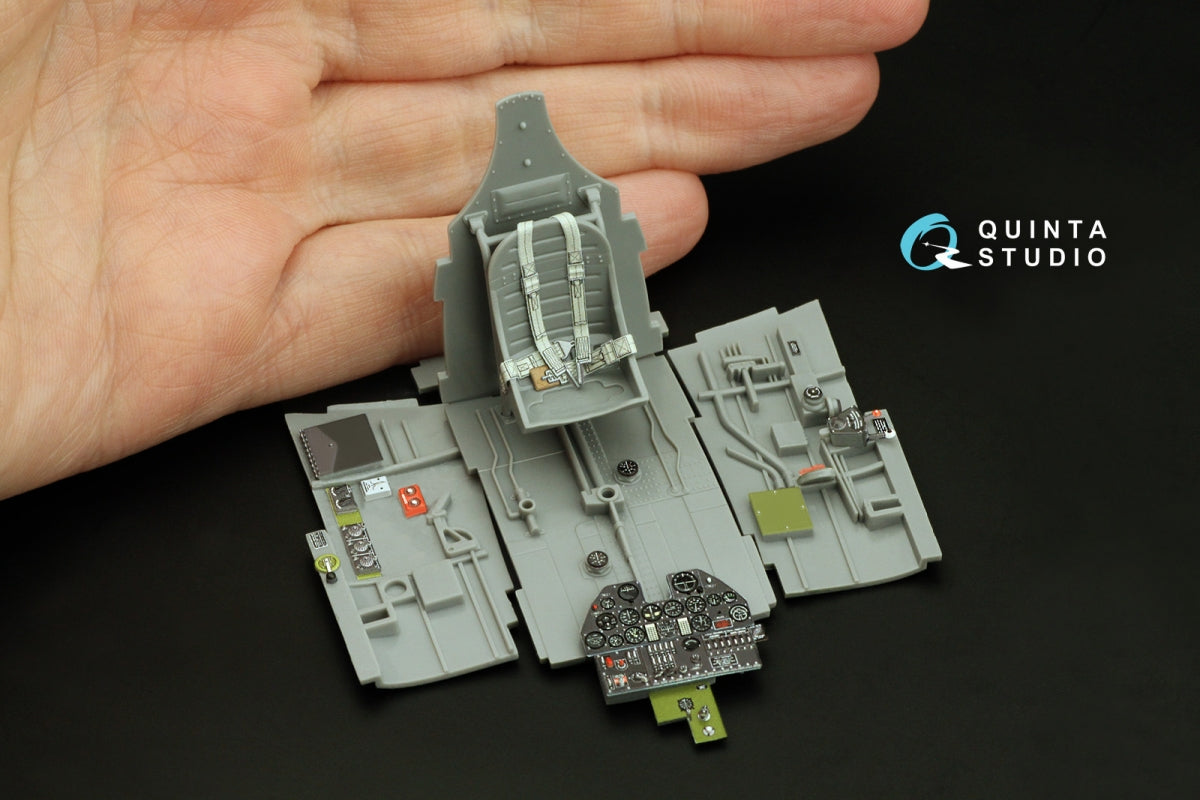 Quinta Studio QD32223 P-40M 3D-Printed coloured Interior on decal paper (Hasegawa) 1/32 – imagen 6