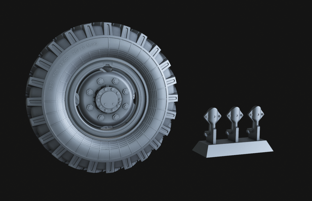 Panzer Art RE35-535 ZiL-131 road wheels 1/35 – image 3
