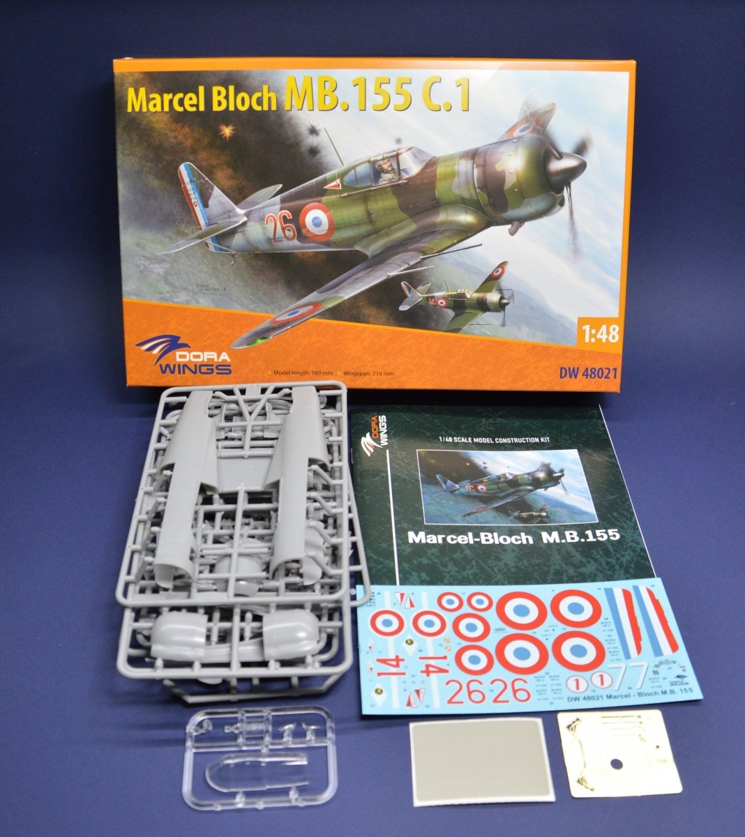 Dora Wings 48021 Marcel-Bloch MB.155С 1/48 – Bild 3