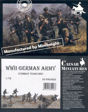 Caesar Miniatures HB06 Armée allemande de la Seconde Guerre mondiale (Équipe de combat n° 1) (1/72)