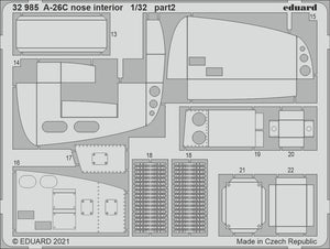 Eduard 32985 A-26C nose interior HOBBY BOSS 1/32 – zdjęcie 2