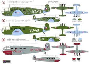 Kovozavody Prostejov KPM0330 Aero C-3AF/D-44 „Síbl“ 1/72 – zdjęcie 2