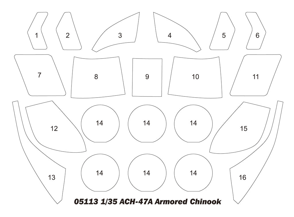 Trumpeter 05113 ACH-47A Armored Chinook 1/35 – Bild 3