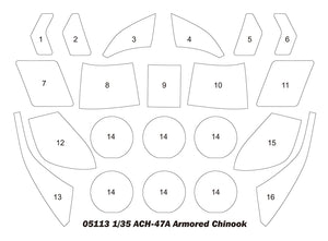 Trumpeter 05113 ACH-47A Armored Chinook 1/35 – Bild 3