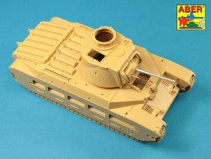 Aber 35L-227 Late barrel for Valentine Mk.II to VII or Matilda Mk.III/IV with Besa MG barrel 1/35 – immagine 4