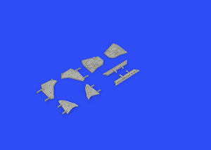 Eduard 648594 MiG-19 wheel well doors 1/48 EDUARD, TRUMPETER – image 2