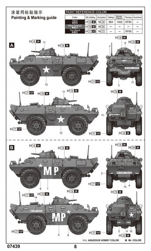 Trumpeter 07439 M706 Commando Armored Car in Vietnam 1/72 – zdjęcie 5