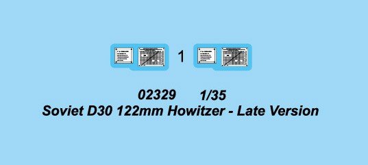 Trumpeter 02329 Soviet D-30 122mm Howitzer - Late Version 1/35 – immagine 4