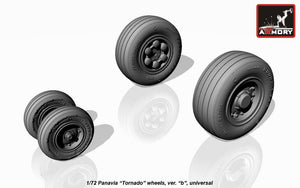 Armory Models AW72501b Panavia Tornado wheels, w/ tyres type “b” (GY) 1/72 – Bild 2