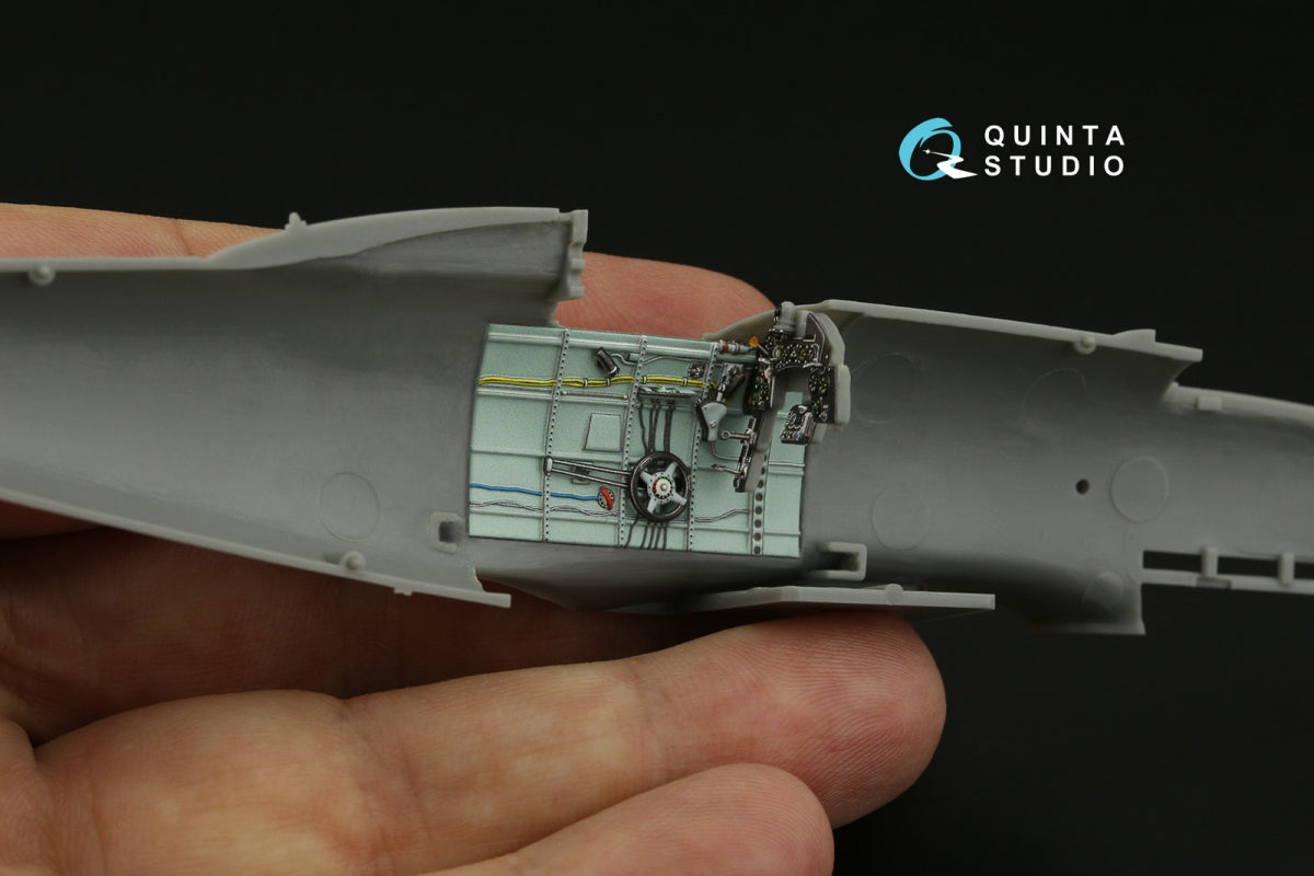 Quinta Studio QD48389 Macchi C.202 Folgore Early 3D-Printed &amp;amp; coloured Interior on decal paper (Hasegawa/Eduard) 1/48 – immagine 9