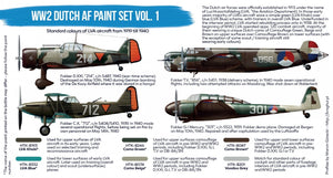 Hataka BS107 WW2 Dutch AF Paint Set Vol. 1 set 6x17 ml – imagen 3