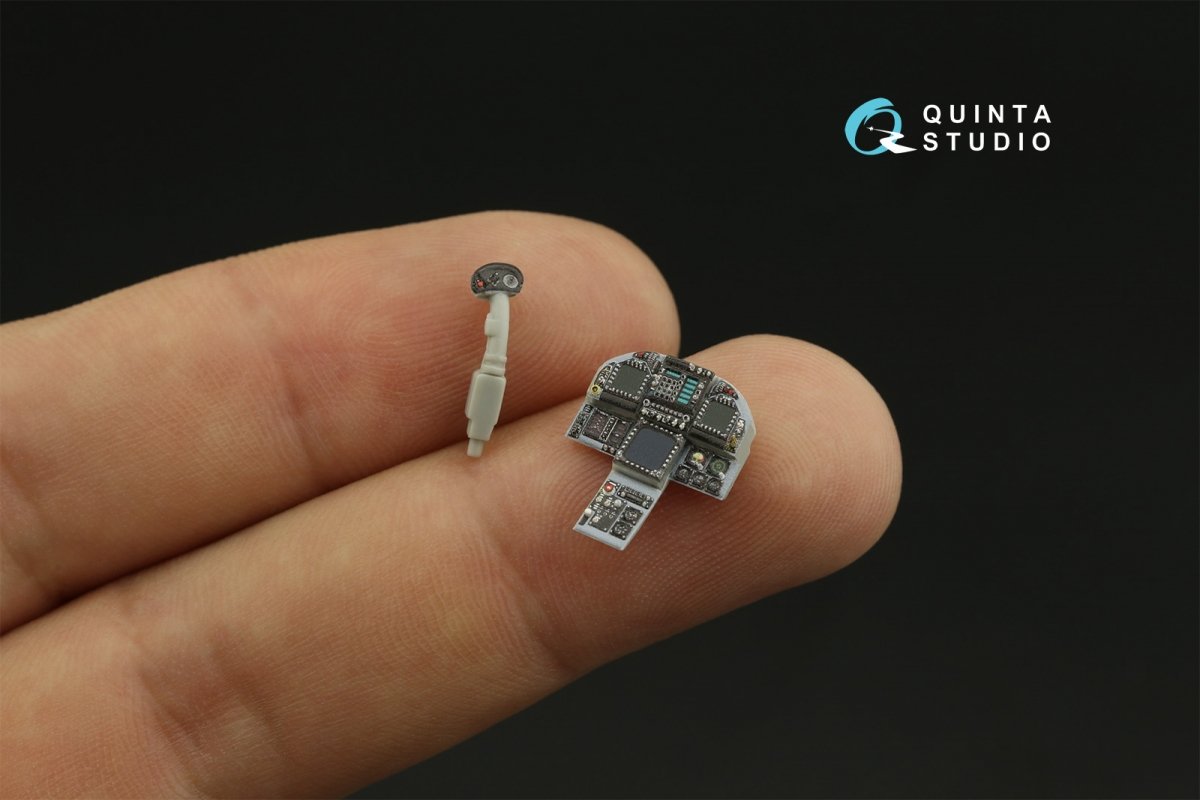 Quinta Studio QDS-48279 F/A-18C early 3D-Printed &amp;amp; coloured Interior on decal paper (HobbyBoss)(Small version) 1/48 – immagine 12