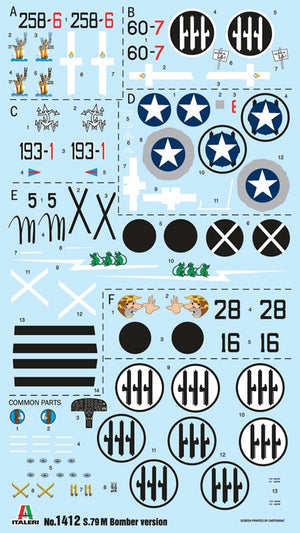 Italeri 1412 S.79 M Sparviero Bomber version 1/72 – Bild 5