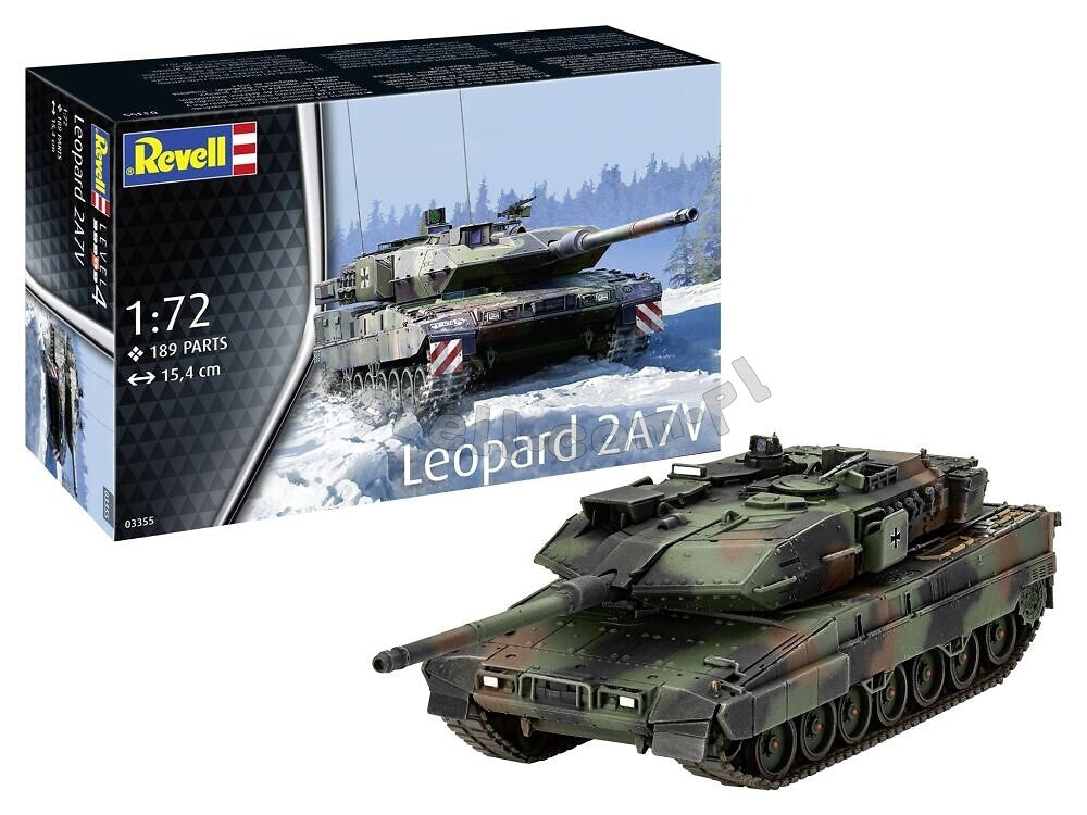 Revell 63355 Leopard 2 A7V Model Set 1/72 – zdjęcie 2