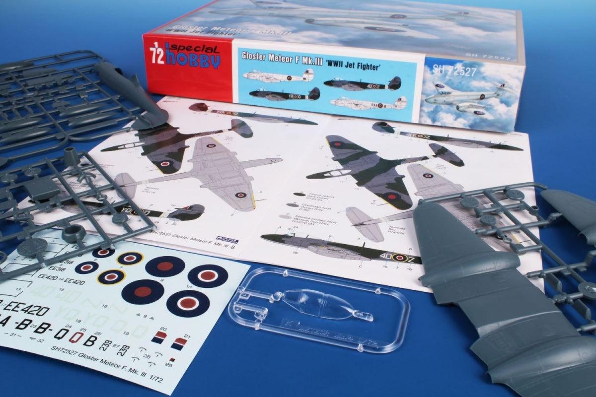 Special Hobby 72527 Gloster Meteor F Mk.III ‘WWII Jet Fighter’ 1/72