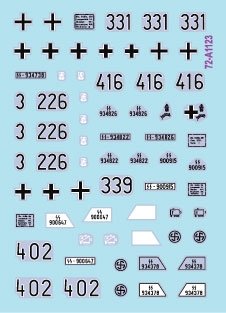 Star Decals 72-A1123 SdKfz 250 « neu » n° 2 SdKfz 250/1, SdKfz 250/3 et SdKfz 250/7 - Marquages ​​Waffen-SS 1/72 – image 3
