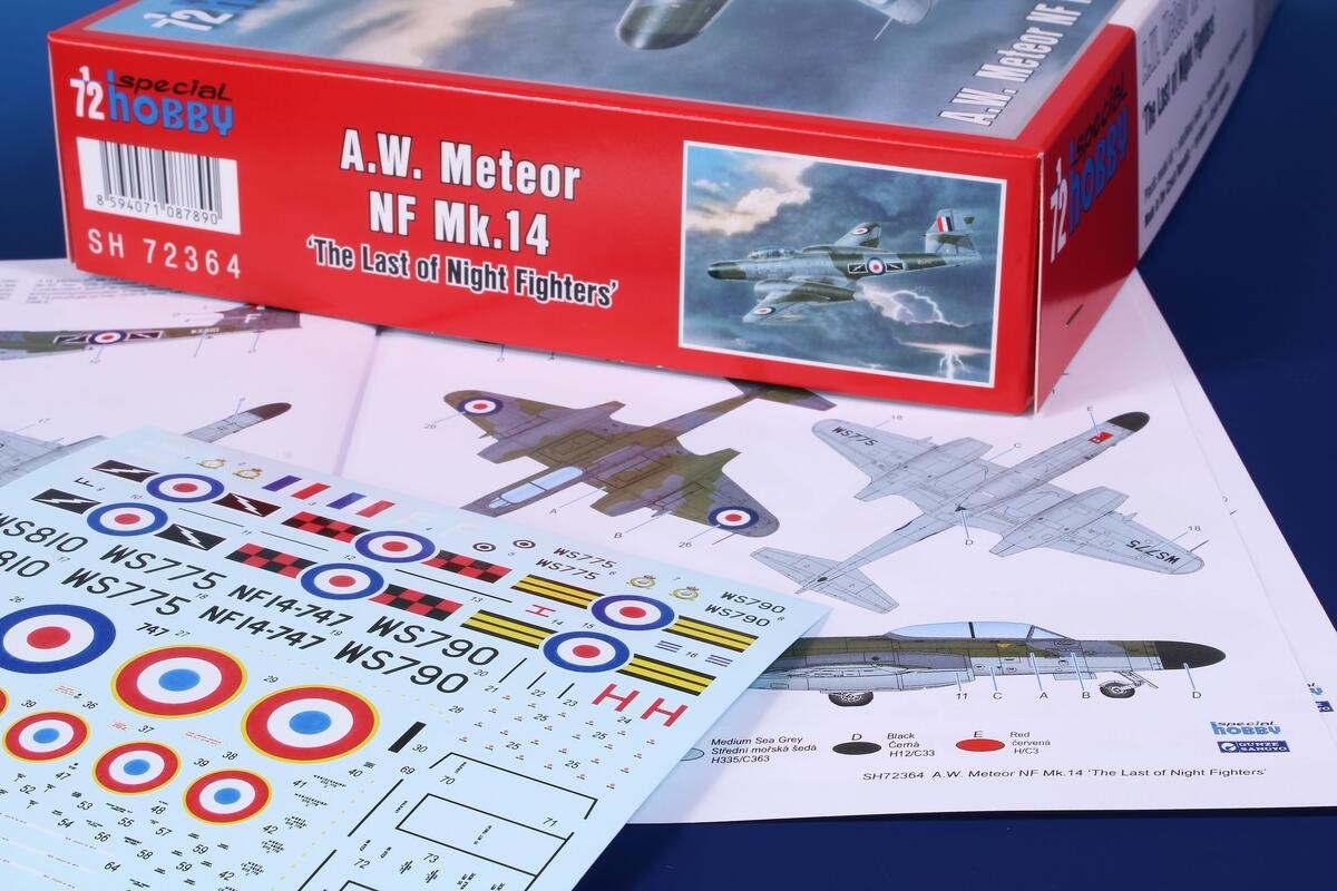 Special Hobby 72364 A.W. Meteor NF Mk.14 &amp;#39;The Last of Night Fighters&amp;#39; 1/72 – Bild 2