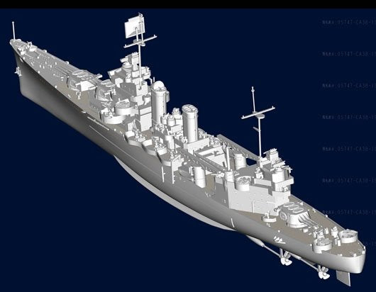 Trumpeter 05747 USS San Francisco CA-38 1944 1/700 – Bild 5