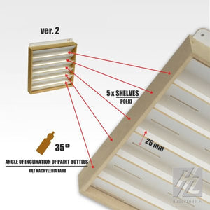 Hobby Zone HZ-s3b Paint hanger ver.1 (36mm - bottle diameter) – image 3