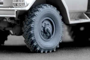ScaleX WM 35018S ZIL 131 Sagged wheel set for Trumpeter kit 1/35