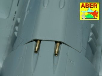 Aber A48 011 Jeu de 4 embouts de canon pour mitrailleuse d&amp;#39;avion allemande MG 131 de 13 mm (1/48)  – image 4