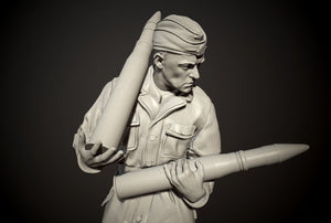 Panzer Art FI35-101 Waffen-SS tanker preparing ammo No.1 1/35 – immagine 2