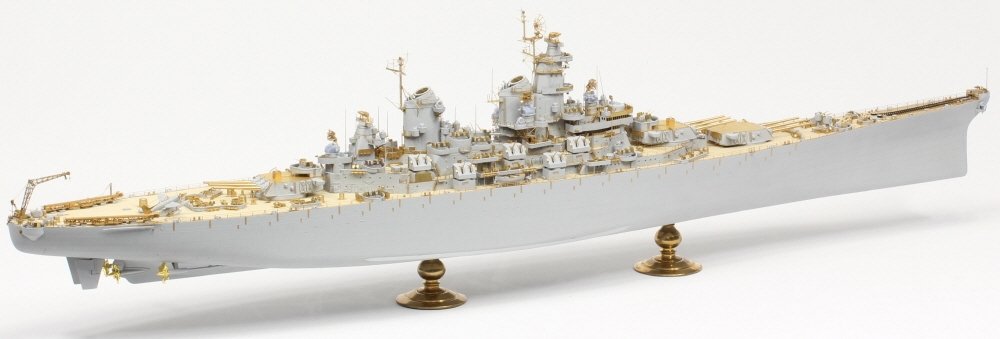 Pontos 37034FN USS BB-63 Missouri 1945 « Advanced » Detail Up Set pour maquette Hobbyboss (pont en bois couleur teck) 1/350 – image 2