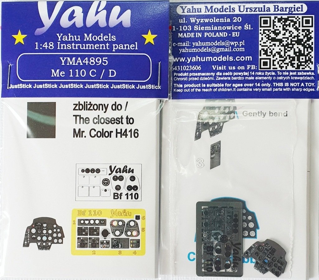 Yahu YMA4895 Me 110 C/D 1/48