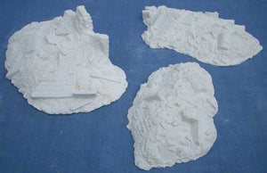 RT-Diorama 35127 Rubble, debris pile set (3 pcs.) 1/35 – imagen 4