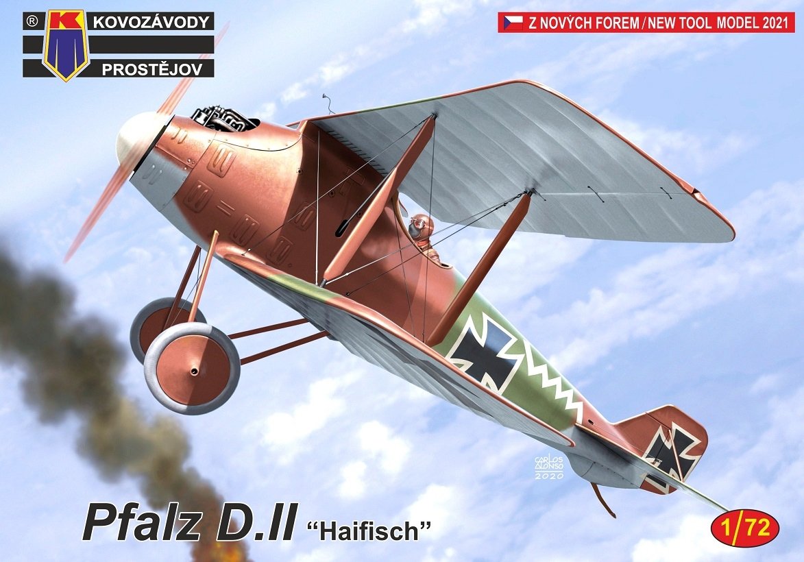Kovozavody Prostejov KPM0272 Pfalz D.II „Haifisch“ 1/72