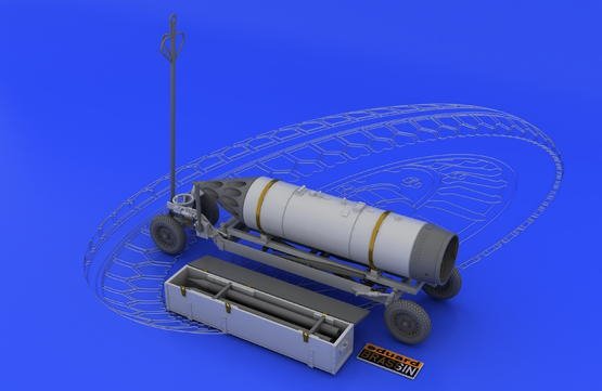 Eduard 648046 Rocket launcher B-8M1 and loading cart 1/48 – imagen 6