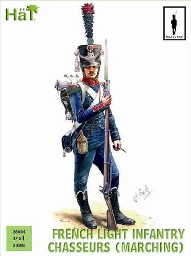 Hat 28004 Napoleonic French Chasseurs Marching 28mm