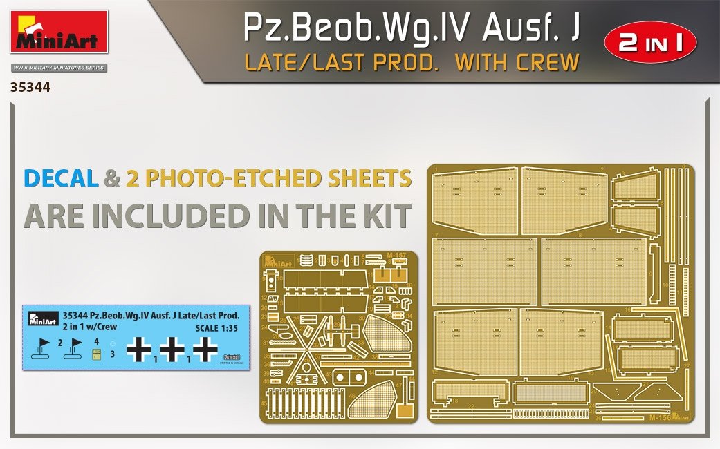 MiniArt 35344 Pz/Beob.Wg.IV Ausf. J En retard/Dernière prod. 1/35 – image 5