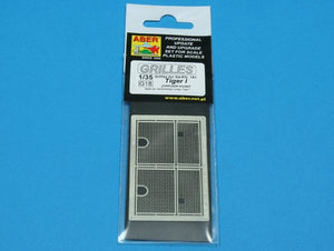 Aber 35G18 Grilles for german tank Sd.Kfz. 181 Tiger I 1/35 – immagine 4