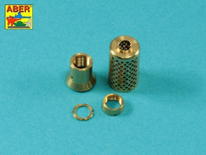 Aber 35L-264 Lufa z hamulcem wylotowym do niemieckiej armaty p/panc. Krupp 12,8cm PAK 44 (Great Wall) 1/35 – zdjęcie 7