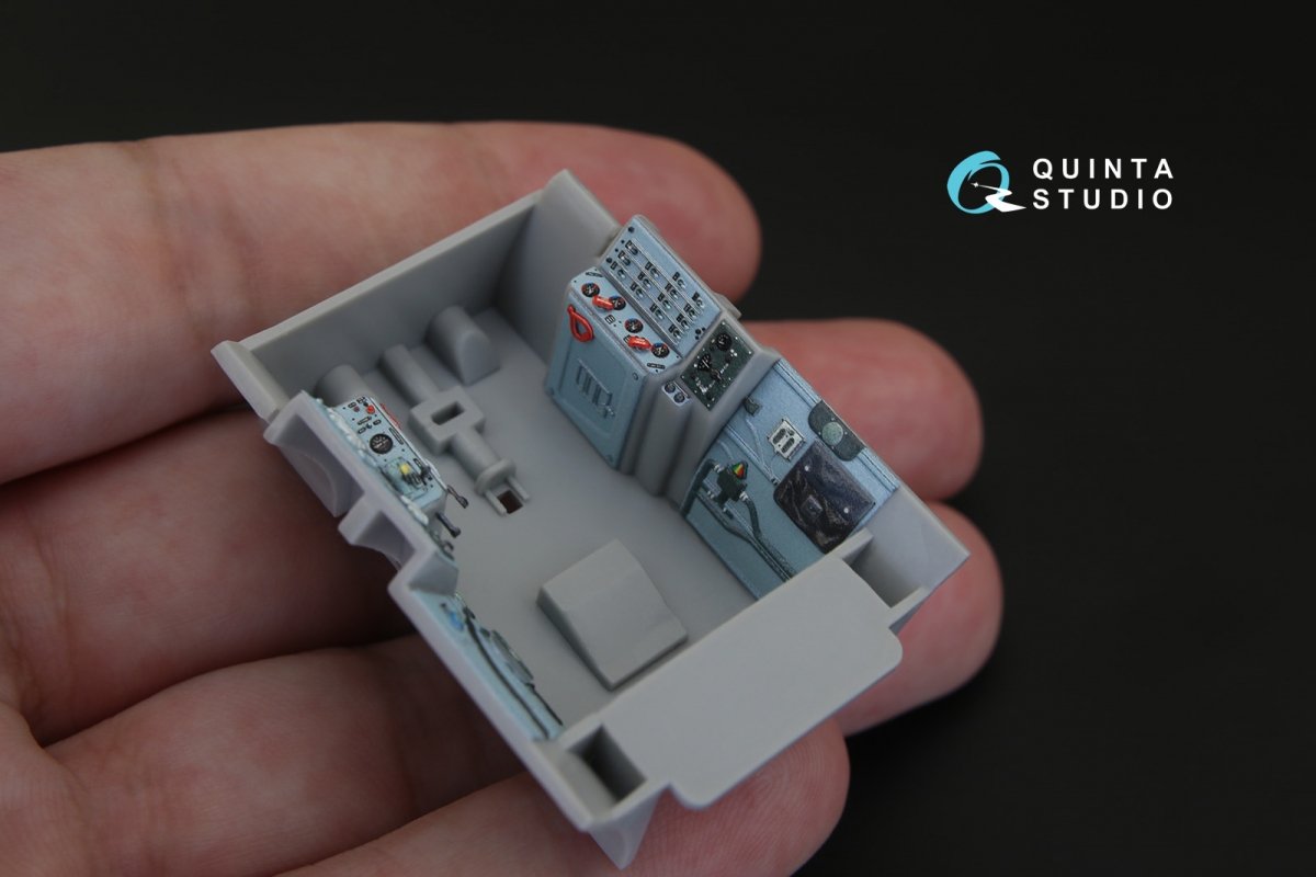 Quinta Studio QD32057 MiG-15bis 3D-Printed &amp;amp; coloured Interior on decal paper (for Trumpeter kit) 1/32 – immagine 7