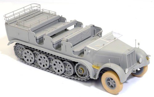 Dragon 6545 Sd.Kfz.7 8t Half-Track Early Production w/Crew 1/35 – imagen 5