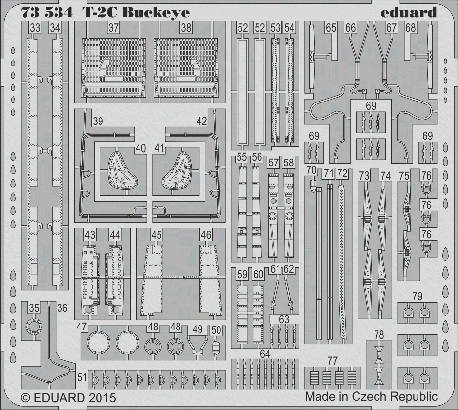 Eduard 73534 T-2C Buckeye 1/72 WOLFPACK – immagine 2