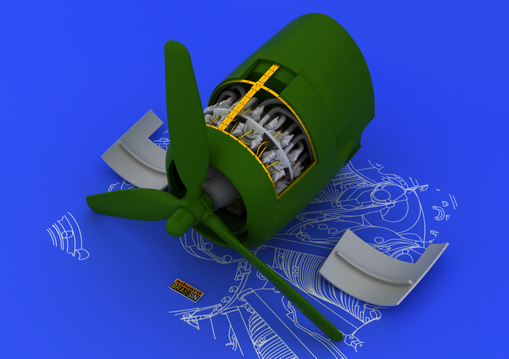 Eduard 648056 R-2800-10 engine 1/48 (Eduard) – image 3