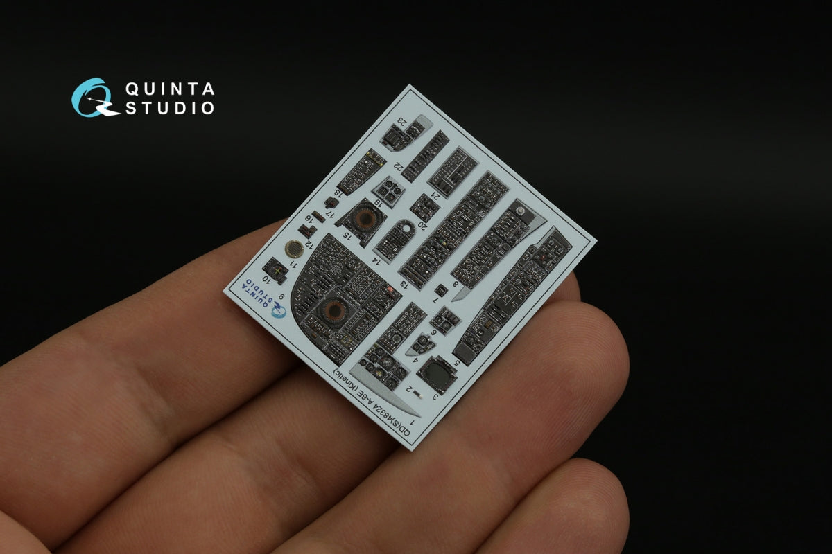 Quinta Studio QDS-48324 A-6E 3D-Printed coloured Interior on decal paper (Kinetic) (Small version) 1/48 – zdjęcie 6