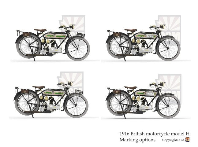Copper State Models B35-001 British Motorcycle Tr.Model H 1/35 – Bild 2