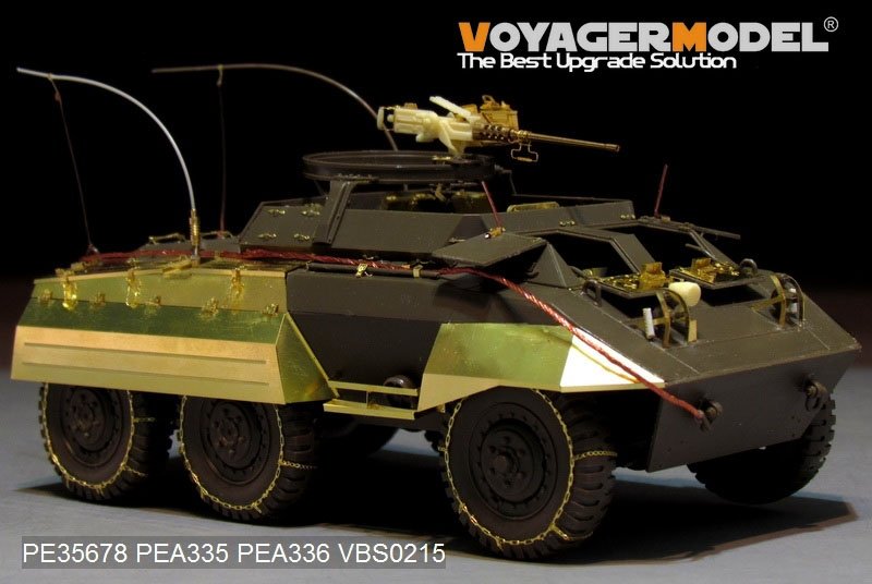Voyager Model PEA336 WWII U.S.M8/M20 armored car tyre chains (For TAMIYA 35228 35234/ITALERI 6364) 1/35 – Bild 2