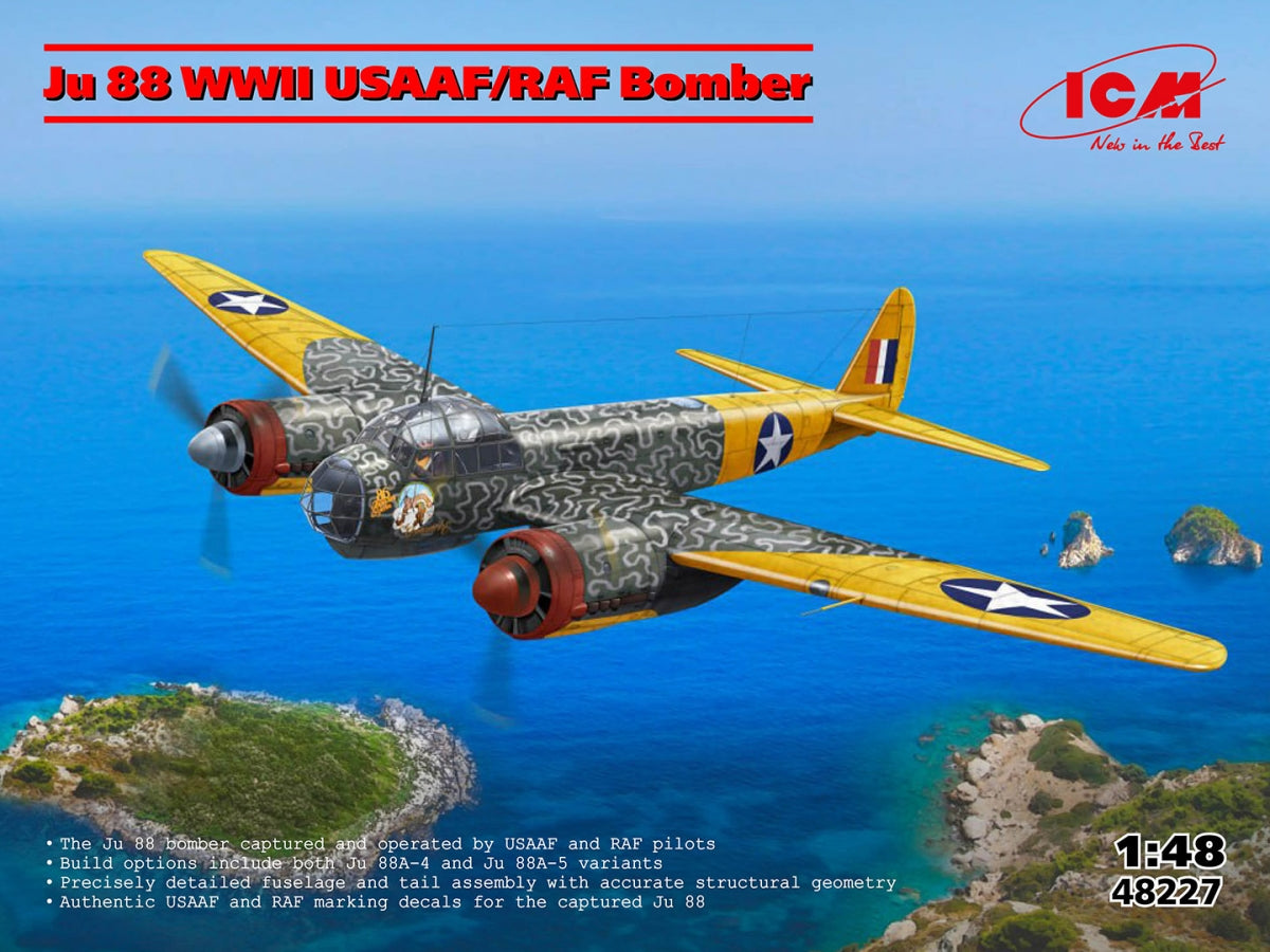 ICM 48227 Ju 88 WWII USAAF/RAF Bomber 1/48 – image 2